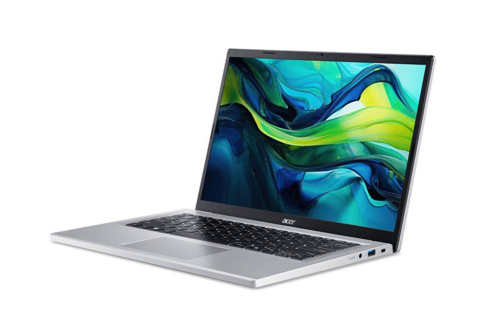 Alt View 1. Acer - 14" Aspire Go 14 Laptop AMD Ryzen 3 7320U 8GB DDR5 128GB SSD AMD Radeon Graphics AG14-21P-R3FZ.