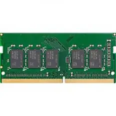 Front. Synology - Synology 4GB DDR4 SDRAM Memory Module - DDR4 SDRAM - ECC - 260-pin - SODIMM - Black.