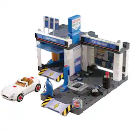 Klein - Bosch: Service - Car Repair With Car Wash - Kids Car Service Play Set, Ages 3+