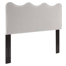 Athena Performance Velvet Twin Headboard by Modway - Gray