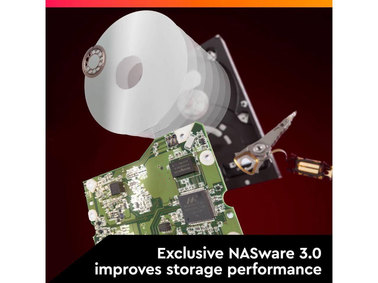 Exclusive NASware 3.0 improves storage performance