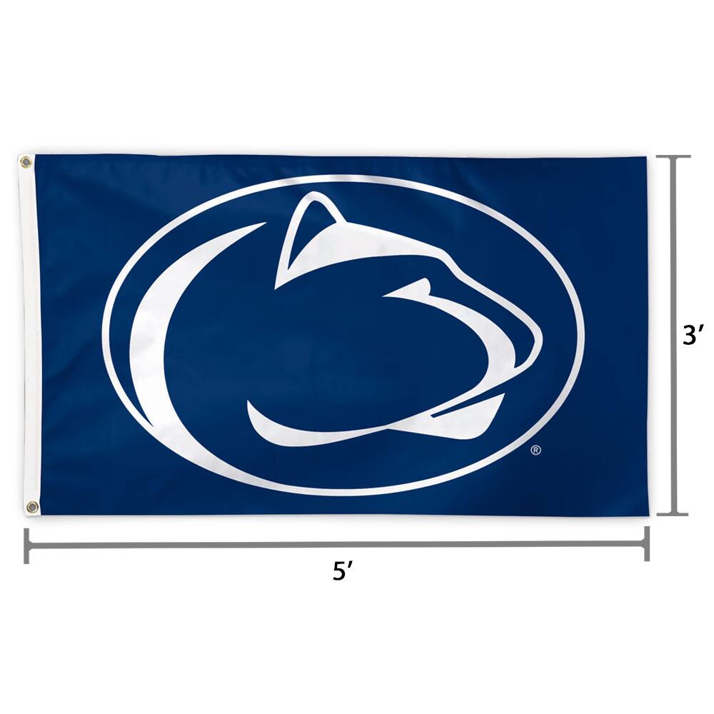 Alt View 1. WinCraft - Penn State Nittany Lions Deluxe 3' x 5' Flag - Multicolor.