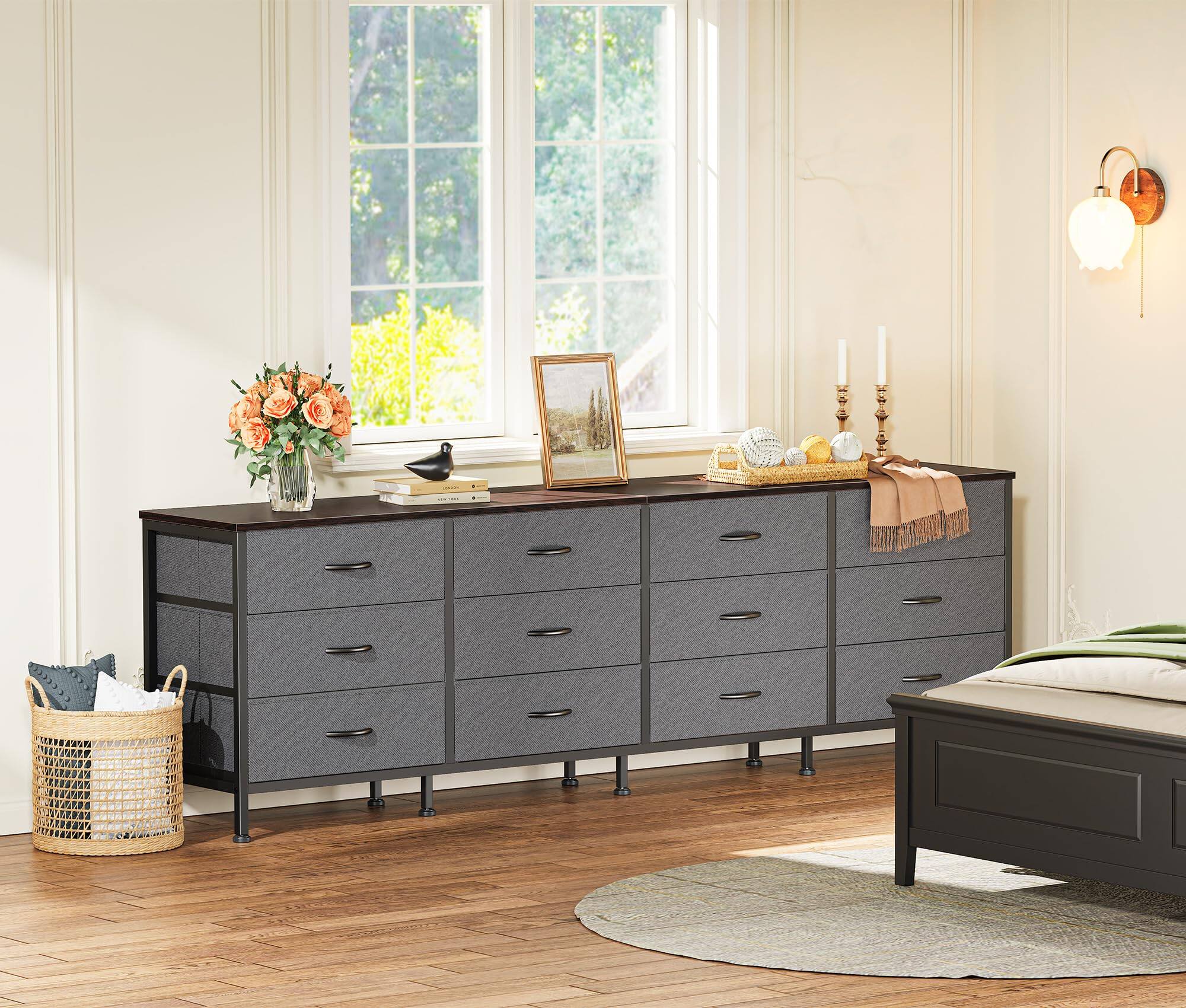 Alt View 6. Fabibe - Waterproof Cover For Woodfire Pro Xl Outdoor Grill Accessories Wood Fire Air Fryer Og900 800 Series Windproof With Dr... - Black Cover for the xl grill.