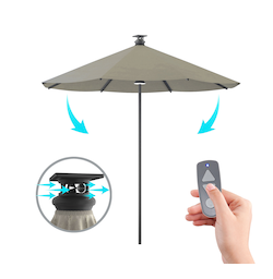 Above Height 2 Series 9' Smart Umbrella with Remote only 9.88: eDeal Info