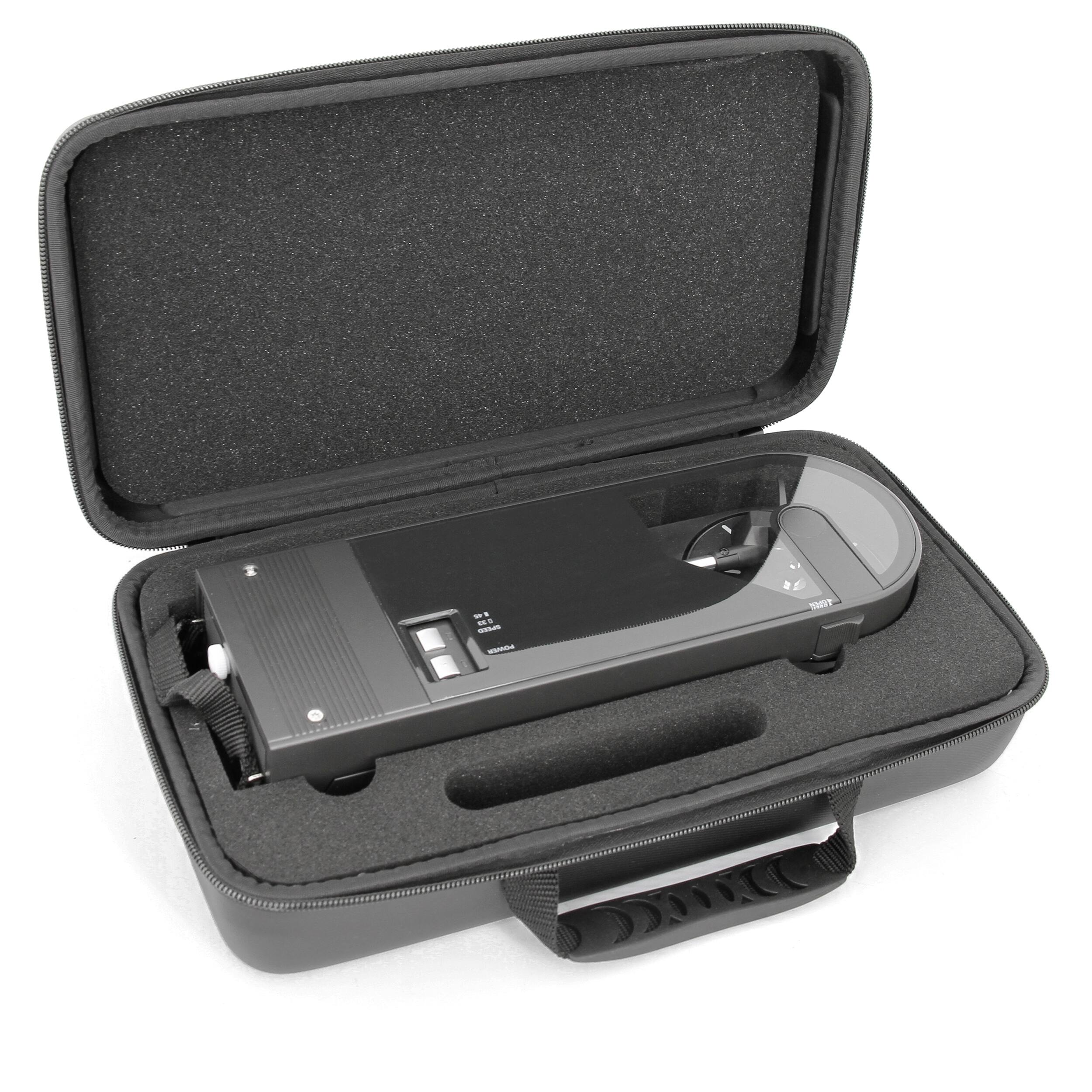 Back. CASEMATIX - Carry Case Fits Audio Technica Turntable AT-SB727 Sound Burger Record Player Portable Turntable.