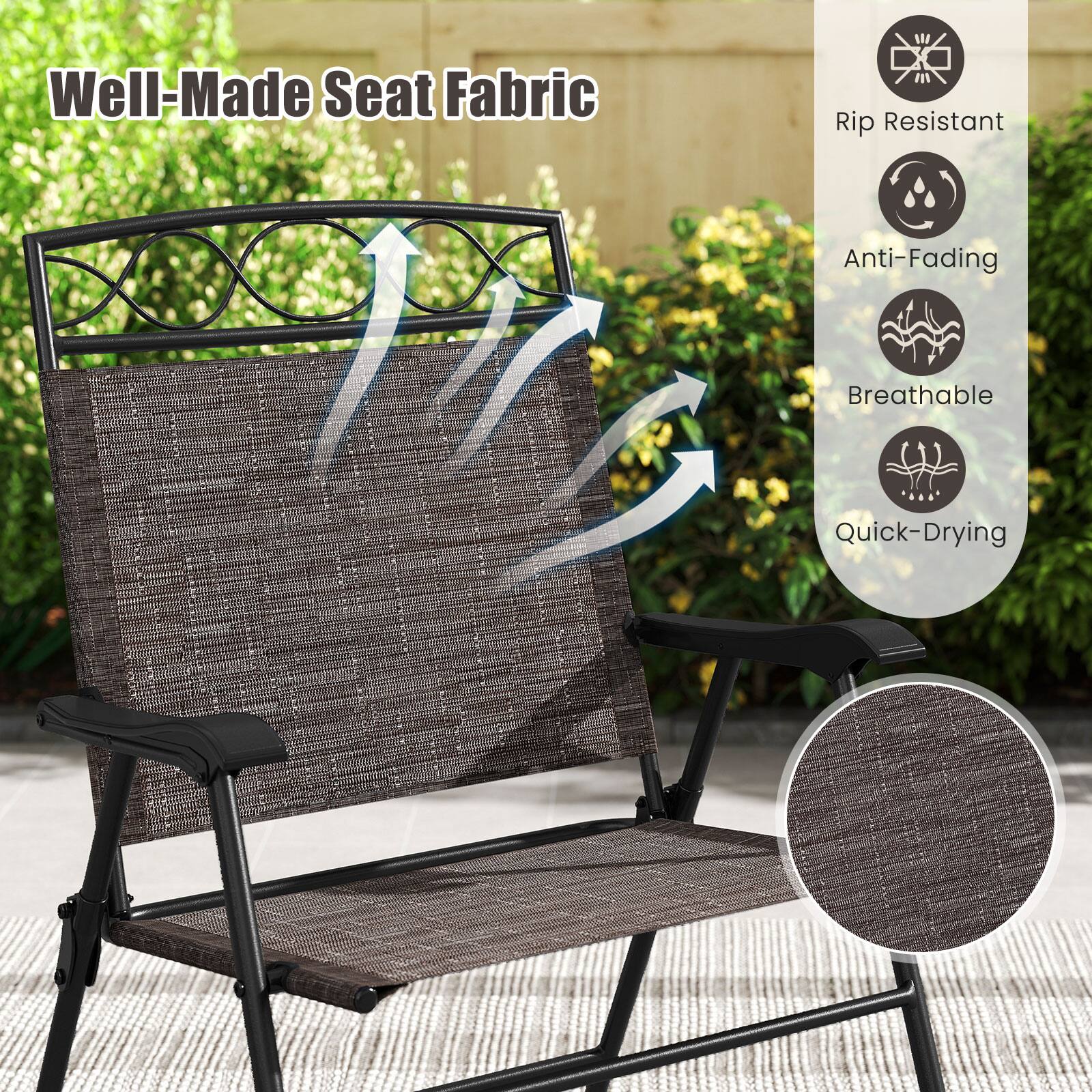 Well-Made Seat Fabric

- Rip Resistant
- Anti-Fading
- Breathable
- Quick-Drying