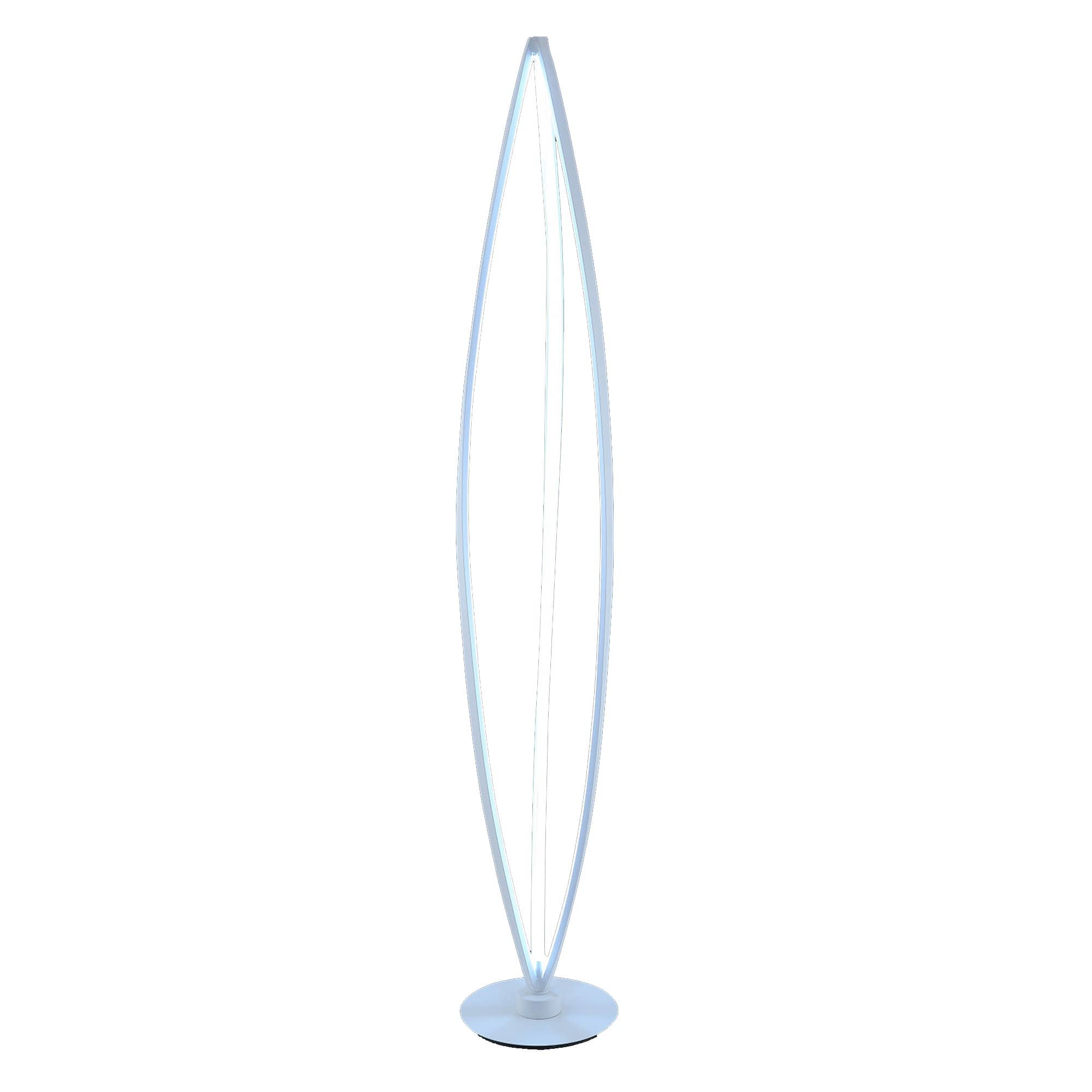 Manhattan Lane - 60 Inch Floor Lamp, Modern Accent Round Base, Sturdy Metal Body
