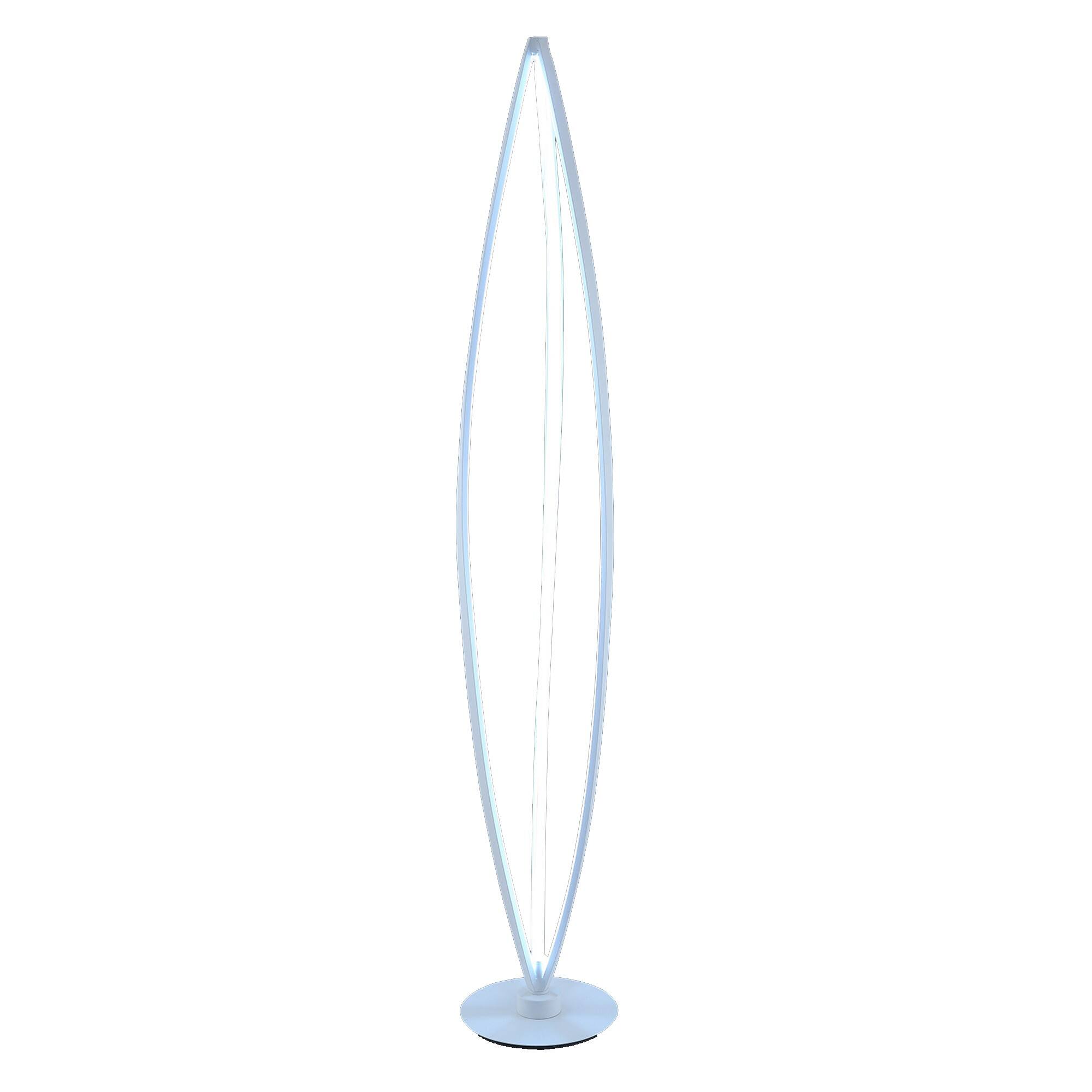 Front. Manhattan Lane - 60 Inch Floor Lamp, Modern Accent Round Base, Sturdy Metal Body.