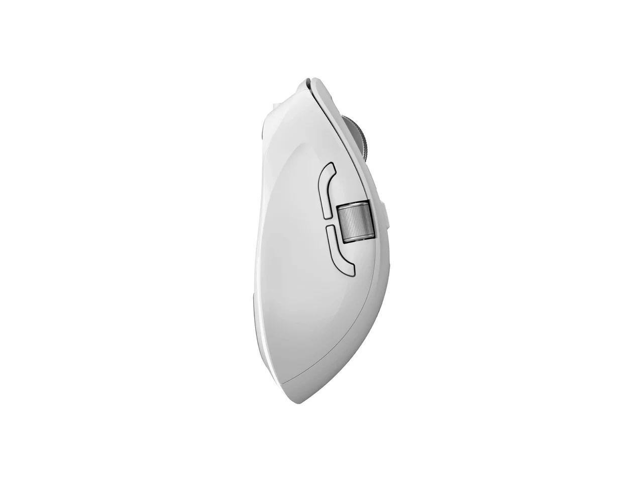 Alt View 1. Alogic - Alogic APEX Wireless Mouse - Bluetooth/RF - Rechargeable - 7 Buttons - Right-Handed - White.