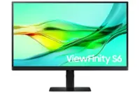 Samsung ViewFinity 27" S6 (S60D) QHD HDR10 Monitor with USB-C and Daisy Chain (HDMI, USB, DisplayPort) - Black - Front_Zoom