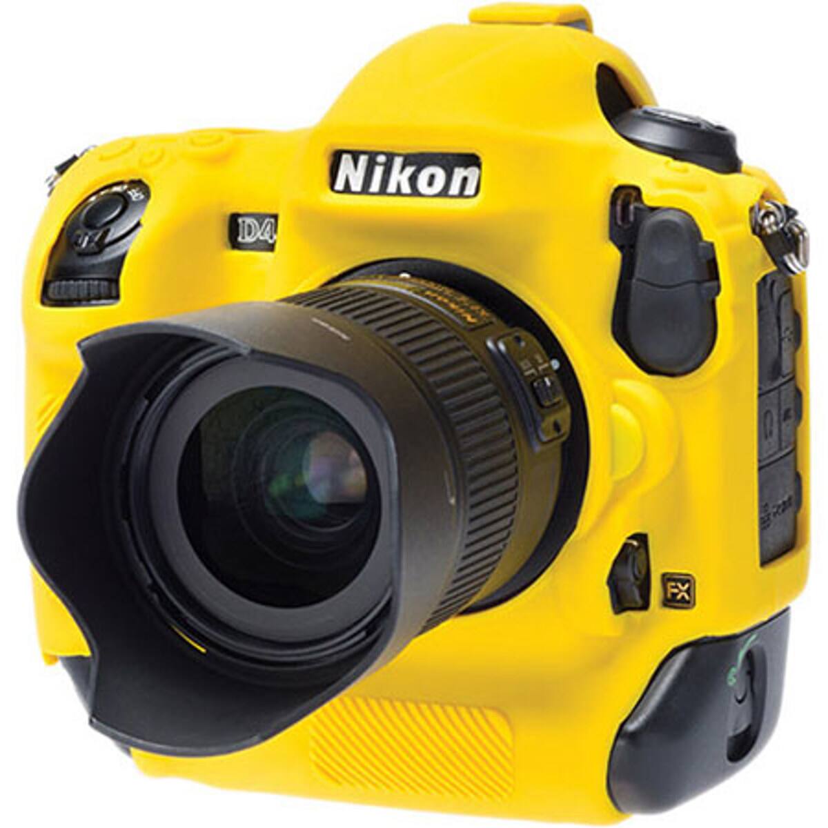 Alt View 2. easyCover - easyCover Silicon Case for Nikon D4S Cameras, Yellow.