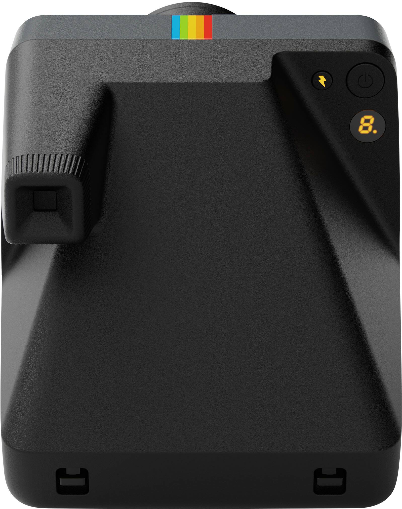 Alt View 1. Polaroid - Now Gen 3 Instant Camera + Color Film Bundle (8 Photos) - Black.