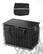 Front. VEVOR - Rear Bike Basket, Folding Wire Bicycle Basket with Cargo Net, Removable Liner Bag & Waterproof Cover - Black.