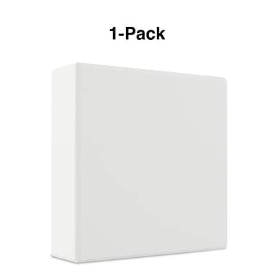 Alt View 6. Staples - 3" 3-Ring View Binder - White.