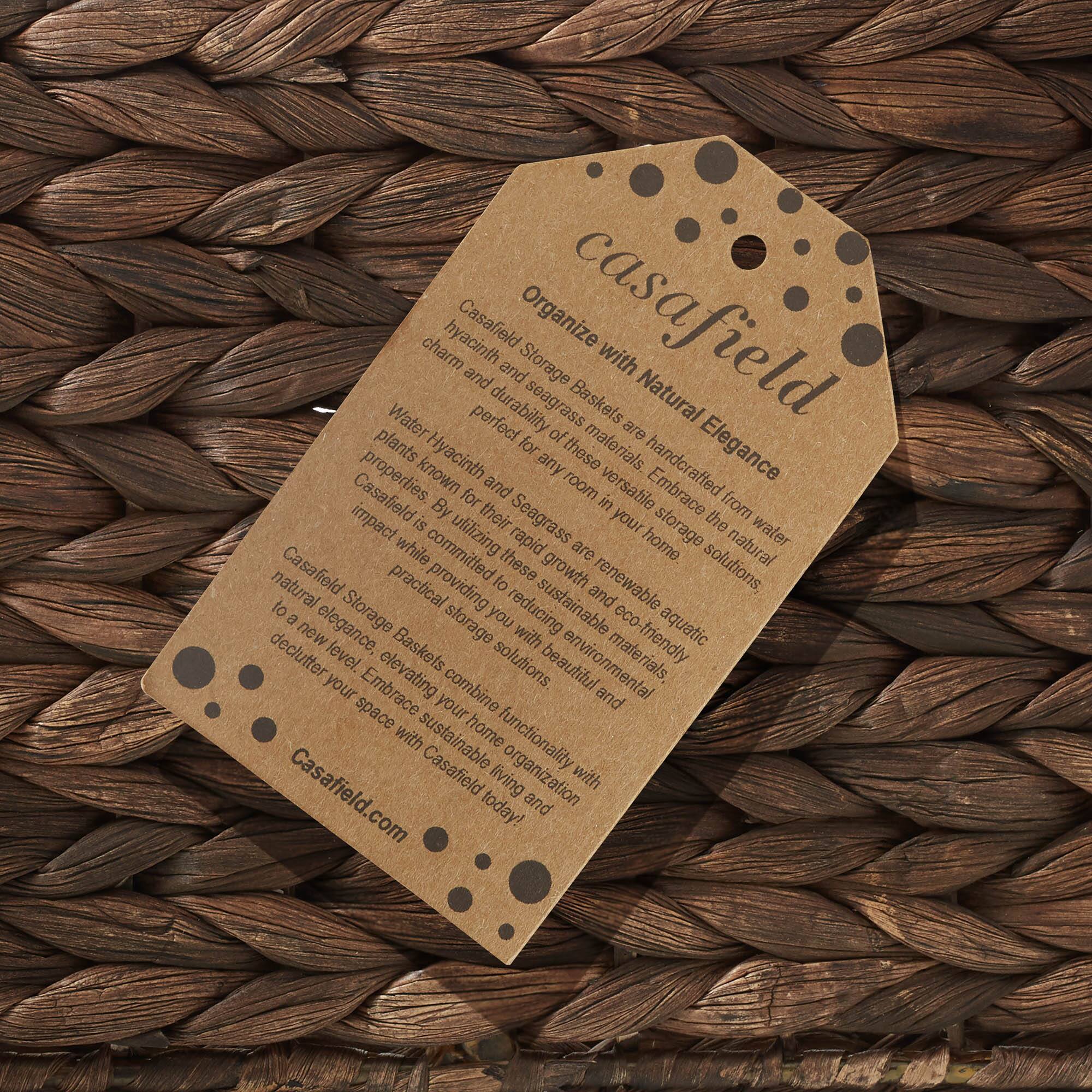 Organize with Natural Elegance

Casafield Hyacinth and Seagrass Baskets are handcrafted from water plants known for their rapid growth and renewable properties. These materials are versatile, durable, and eco-friendly, making them ideal for any room in your home. Casafield Storage Baskets combine functionality with elegance, providing practical storage solutions while elevating your space with sustainable and beautiful materials. Embrace sustainable living and declutter your space with Casafield today!

Casafield.com