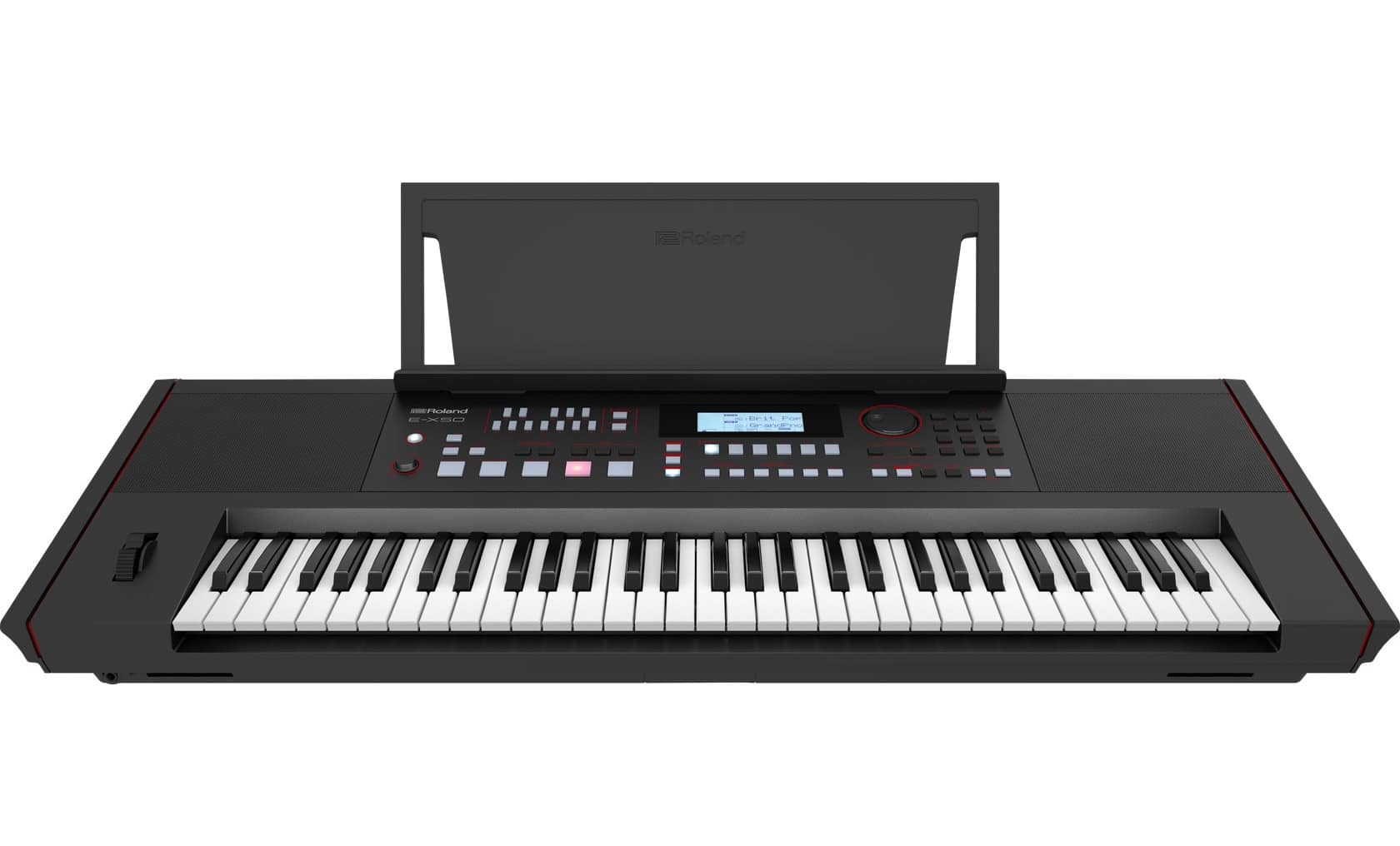 Alt View 11. Roland - E-X50 Arranger Full-Size Keyboard with 61 Keys - Black.