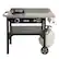 Alt View 37. Cuisinart - Outdoor Wok Station, 50,000 BTU Propane Outdoor Wok Burner w Prep Table, 14" Carbon Steel Wok for Stir Fry, Searing, BBQ - Black.
