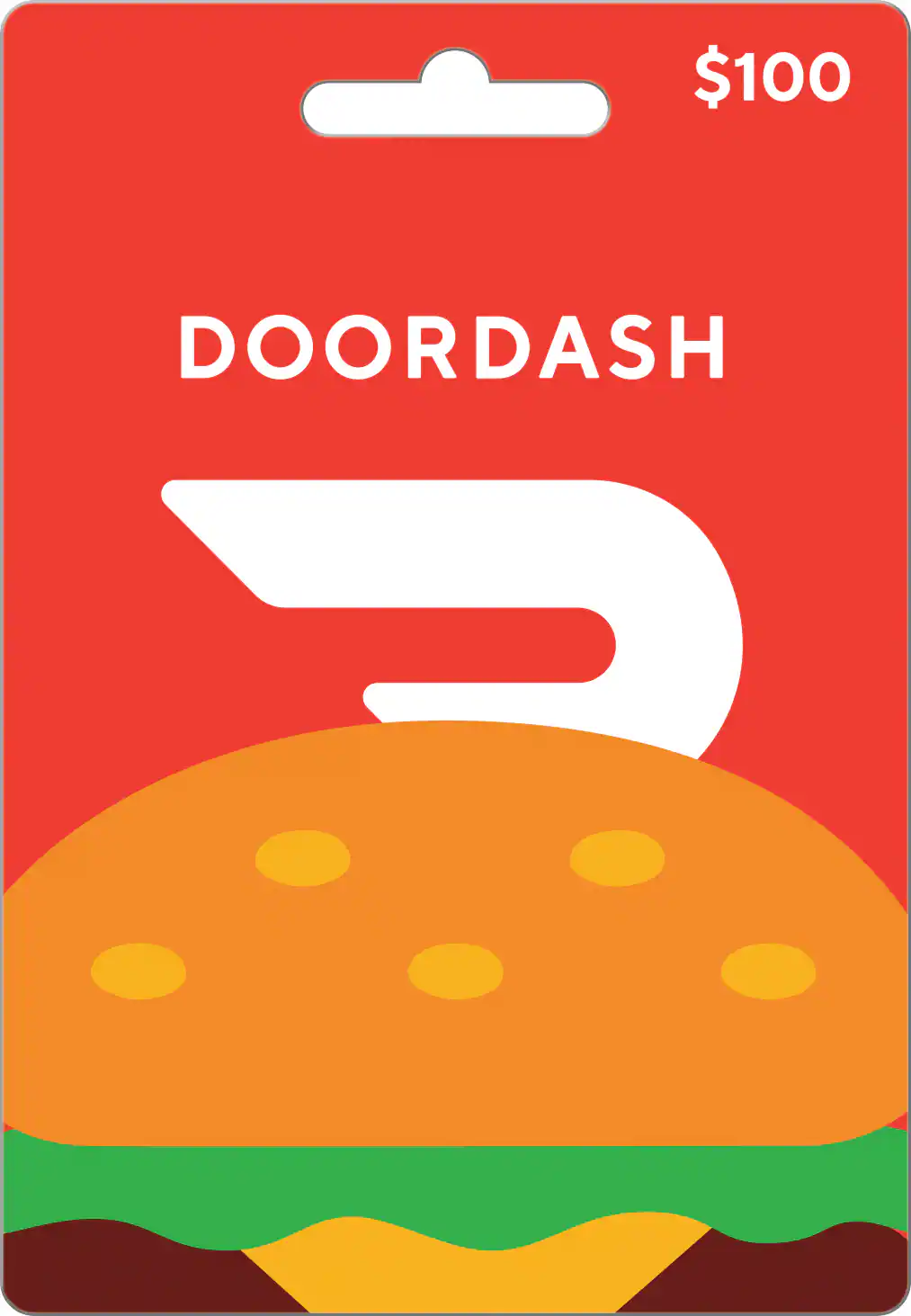 $100  
DOORDASH
