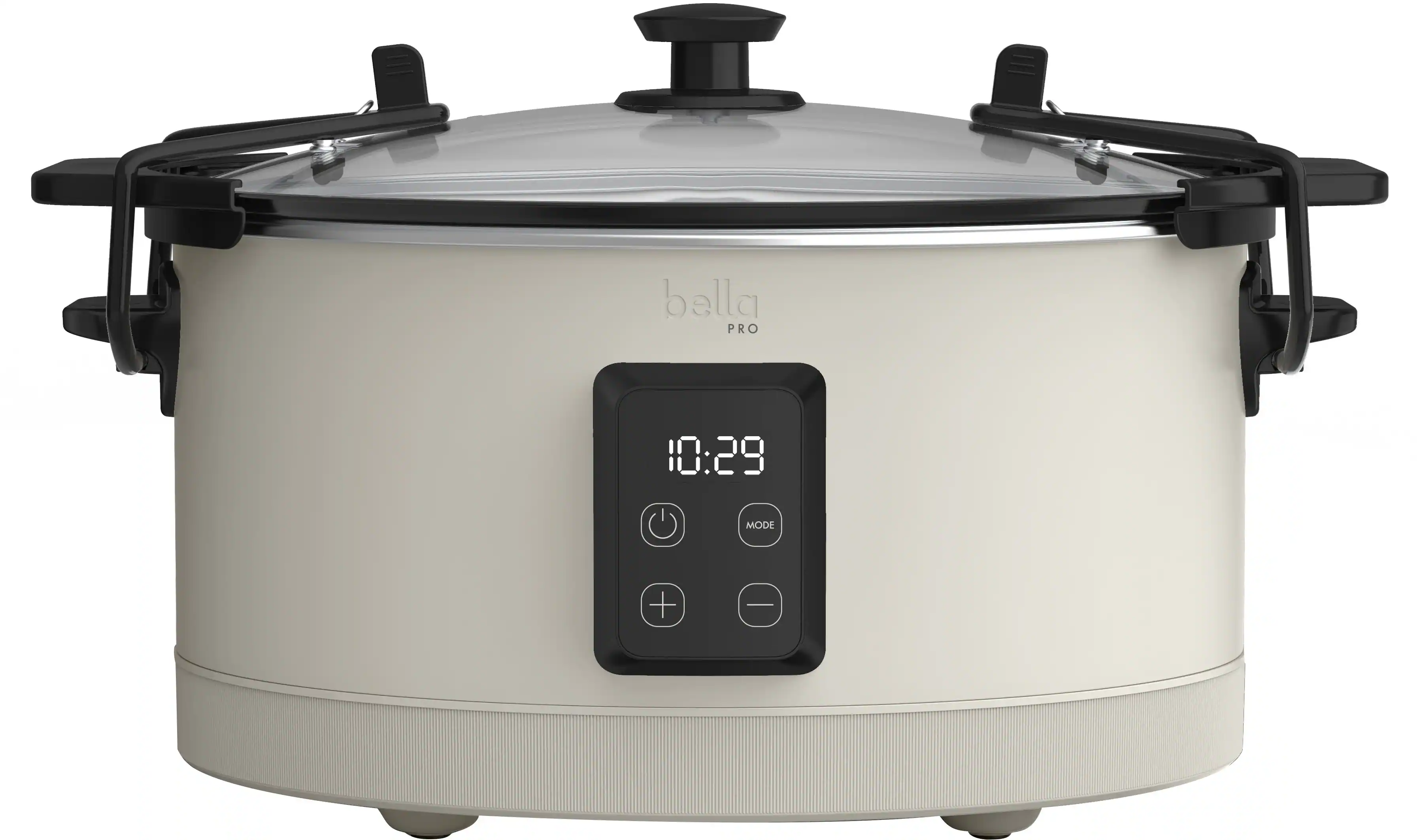 bella PRO - 7-qt. Programmable Slow Cooker with Searing Function - Oatmilk