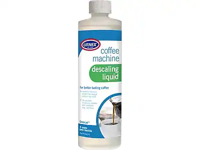 Front. Urnex - Coffee Machine Descaling Liquid, 14 Fl. Oz. - Clear.
