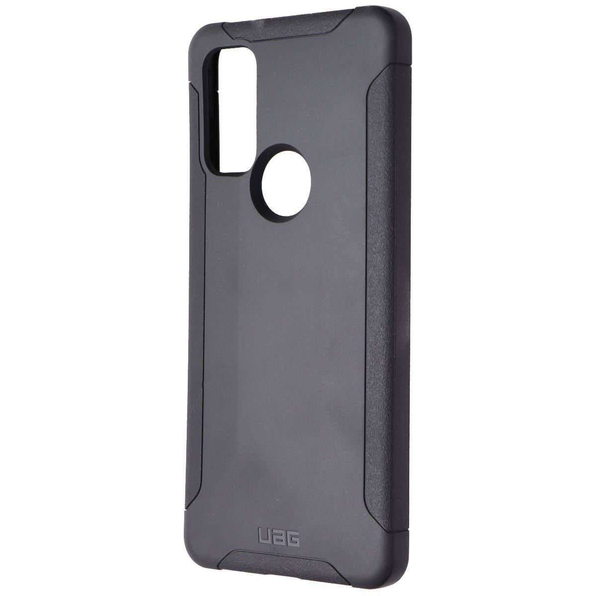 Angle. Motorola - UAG Urban Armor Gear Scout Series Case for Motorola Moto G Pure (Black) - Black.