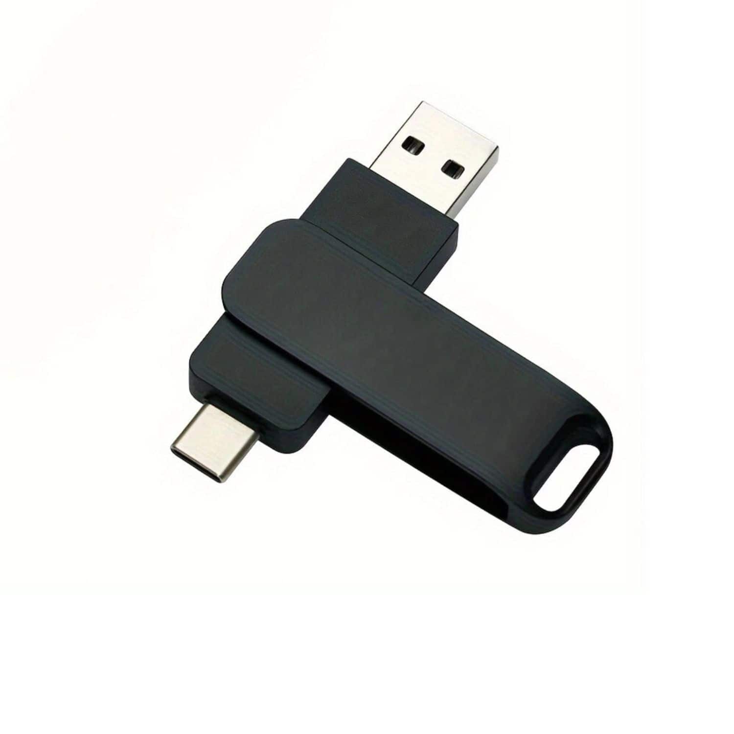 Stock Preferred - 128GB USB 3.0 Type-C Flash Drive – High-Speed Portable Memory Stick - Black