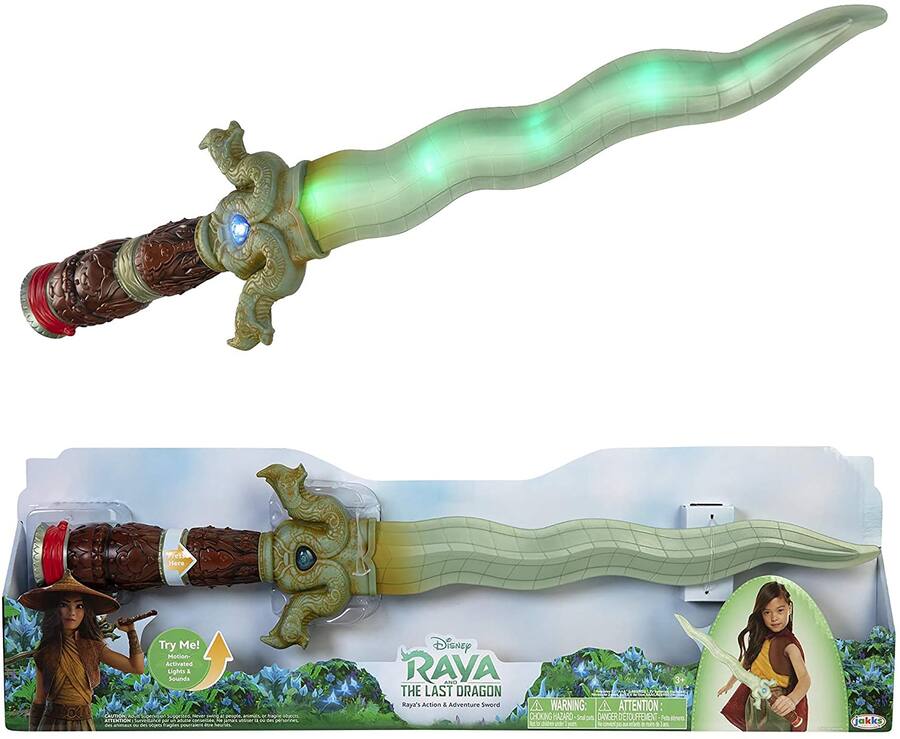 Disney Disneys Raya and the Last Dragon Light & Sound Role Play Sword ...