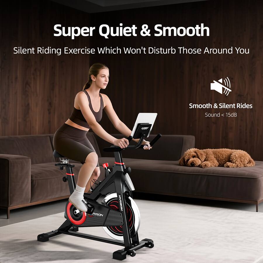 Super Quiet & Smooth  
Silent Riding Exercise Which Won't Disturb Those Around You  

Smooth & Silent Rides  
Sound < 15dB