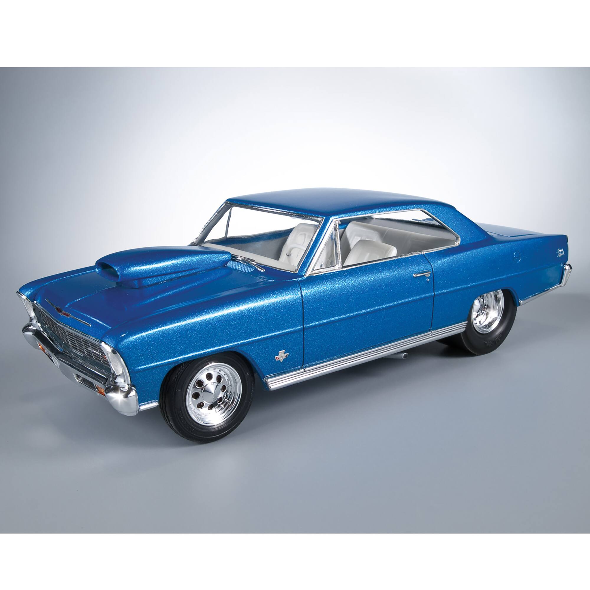 Angle. Round2 - Round2 - AMT: 1:25 Scale Model Kit - 1966 Chevy Nova Pro Street.