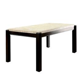 Manhattan Lane - Gladstone I Contemporary Dining Table With Marble Top - Dark Walnut Finish