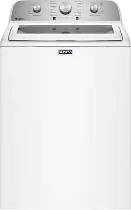 Maytag - 4.7 Cu. Ft. Top Load Agitator Washer with Extra Power Cycle - White