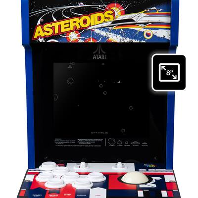Atari Asteroids Counter Series Arcade Game with 8 Inch Screen Atari Asteroids Counter Series Arcade Game with 8 Inch Screen