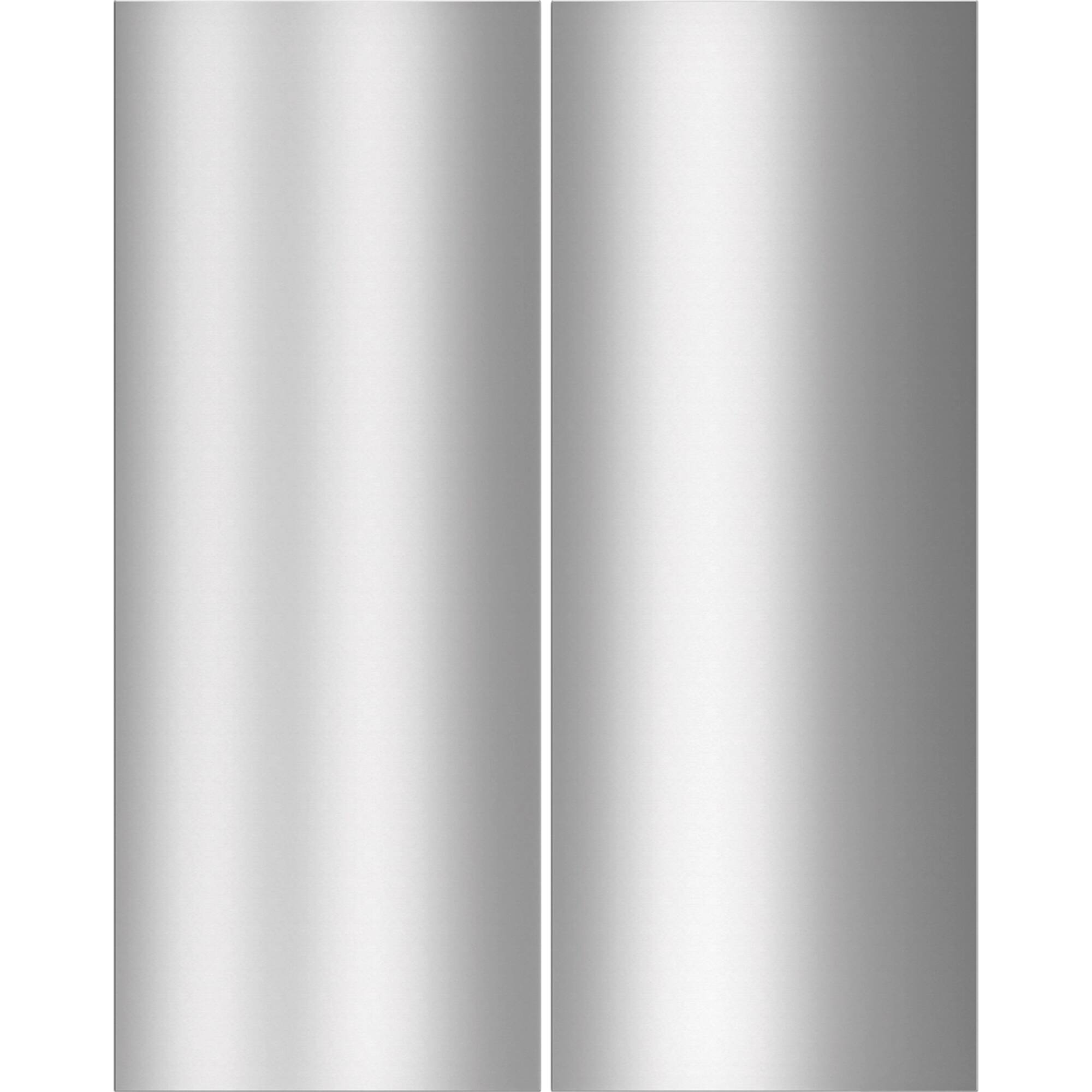 Miele - KEDF 9855 K 30" Wide Top Panel Kit for Top French Door Refrigerator - Stainless Steel - Front_Zoom