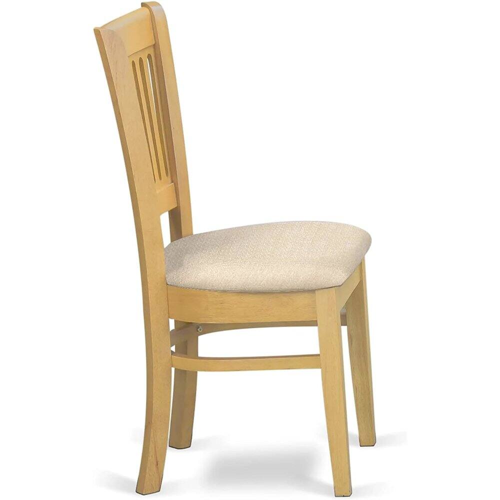 Alt View 6. FurniFact - Solid Wood Drop Leaf Kitchen Table and Chairs for Small Dining Spaces - Oak.