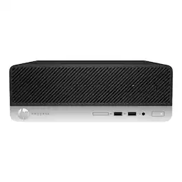 HP - Refurbished Excellent - ProDesk 400 G6 SFF Intel Core i5-9500 3 GHz 16 GB DDR4 256 GB SSD Intel UHD Graphics 630 Windows 11 Pro Desktop - Black