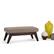 Left. Simpli Home - Draper Mid Century Tufted Ottoman Bench - Fawn Brown.