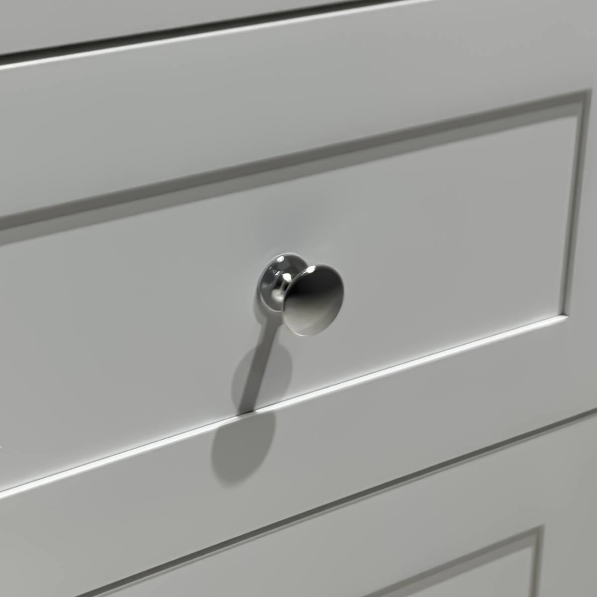 Alt View 3. Loheer - Loheer White 3 Drawer Nightstand with Charging Station, USB Ports and Power Outlets - White.