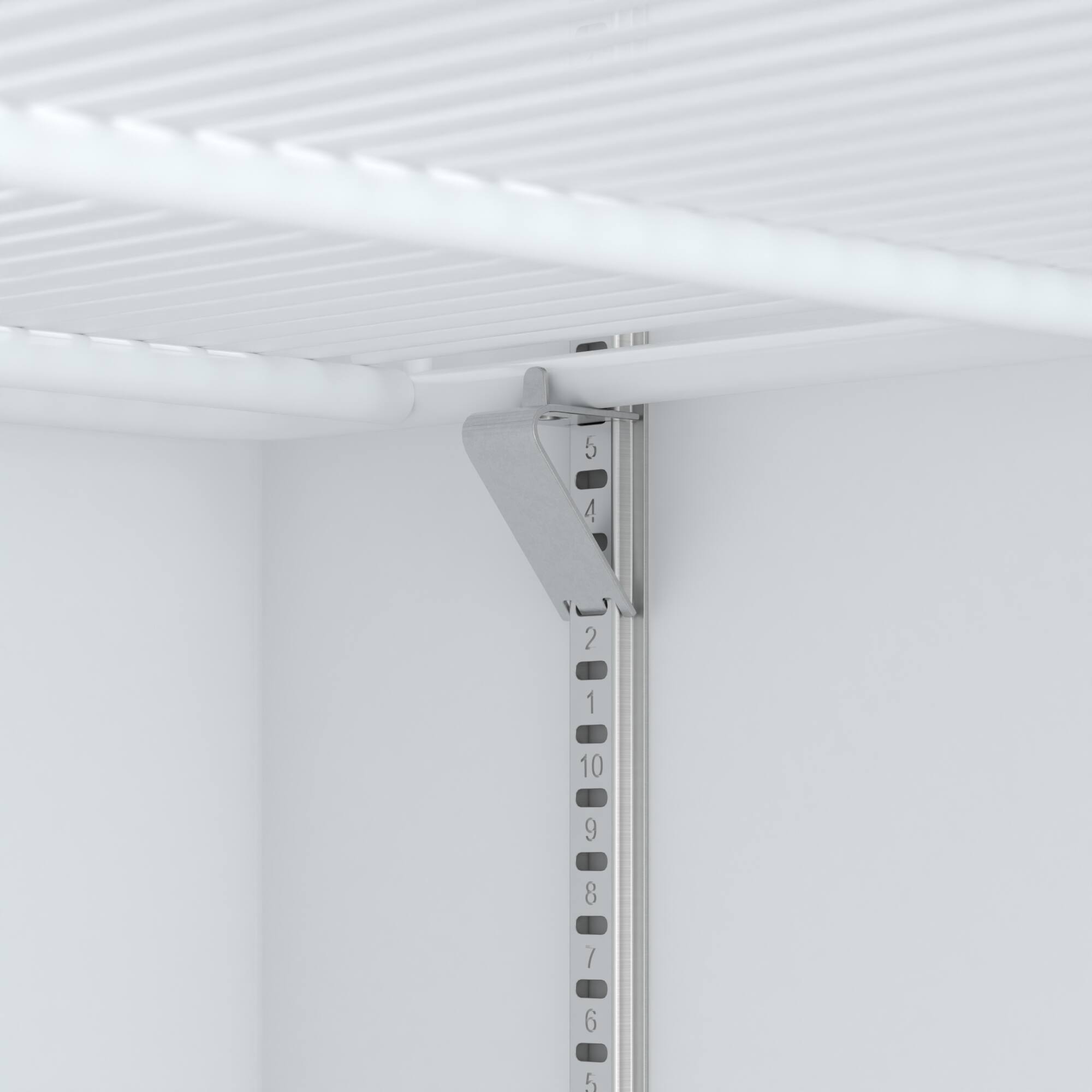 Alt View 7. Koolmore - 39 in. Commercial 2-Glass Door Merchandiser Refrigerator, 21.9 cu. ft. in White (KM-MDR-2GD-39) - White.