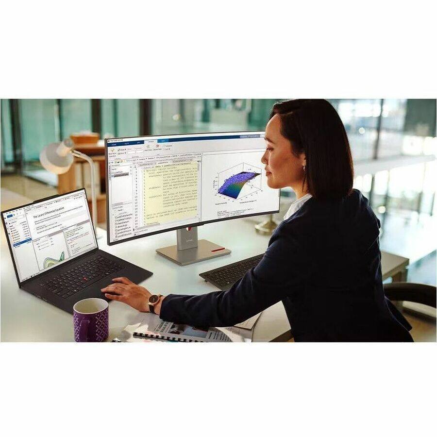 Alt View 3. Lenovo - Lenovo ThinkPad P1 Gen 8 21Q80020US 16" Touchscreen Mobile Workstation - 3.2K - 120 Hz - Intel Core Ultra 9 285H - Intel - Black.