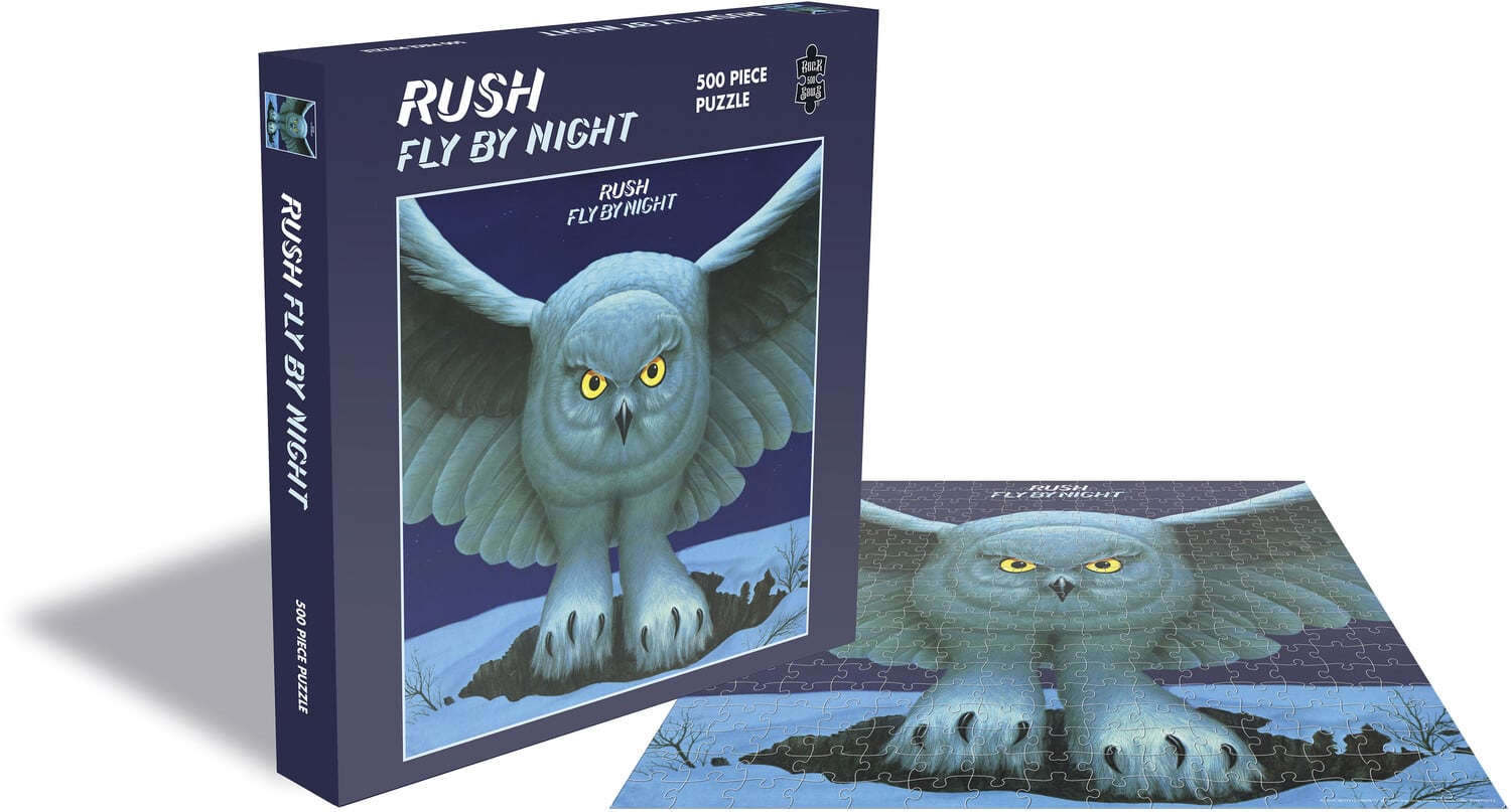 PopMarket - Rush - RockSaws - Rush Fly By Night (500 Piece Jigsaw Puzzle) - GAMES (MISC) - Multicolor