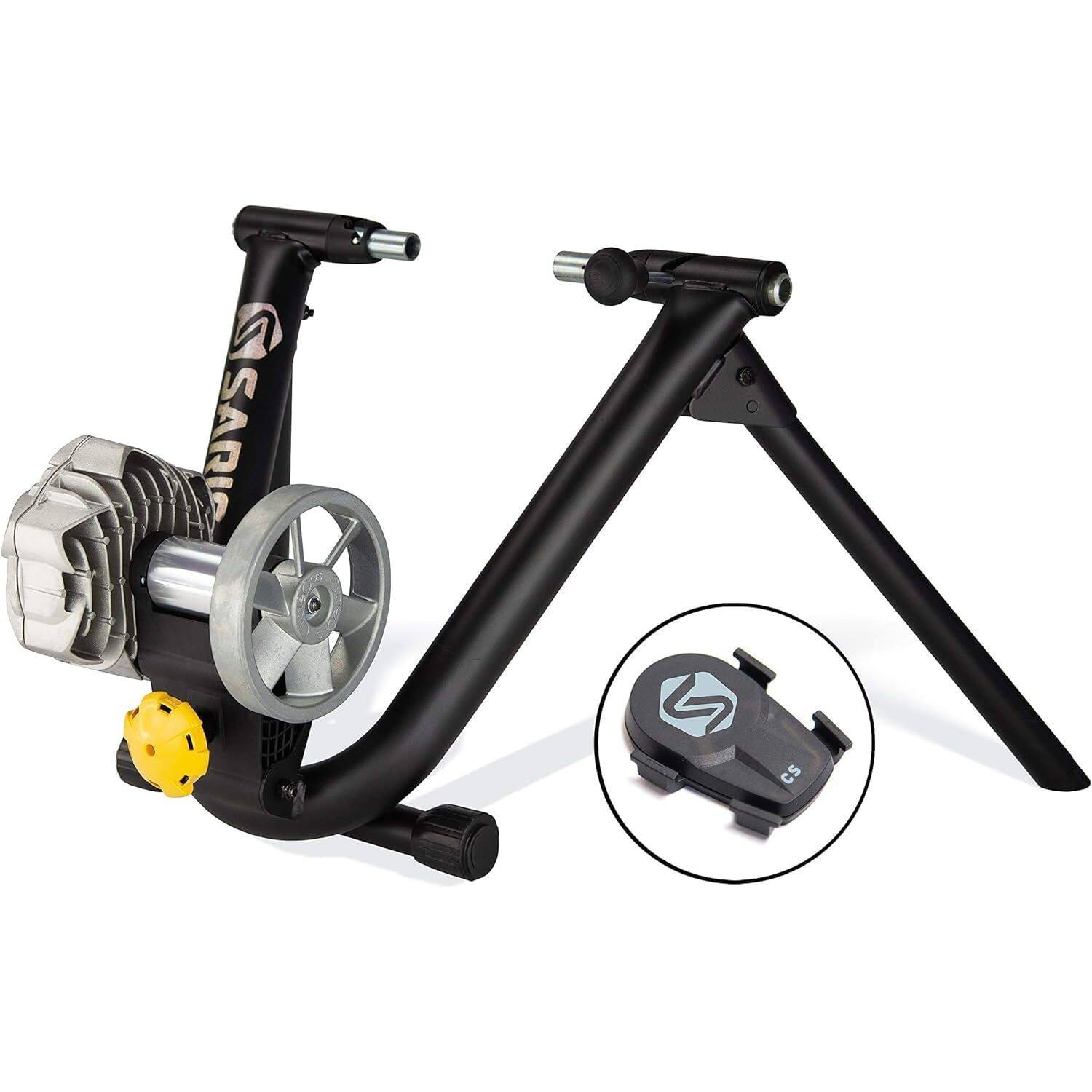 Alt View 1. Saris - Fluid2 Indoor Bike Trainer with Smart Option - Fits Road & Mountain Bikes - Zwift App Ready - Black.