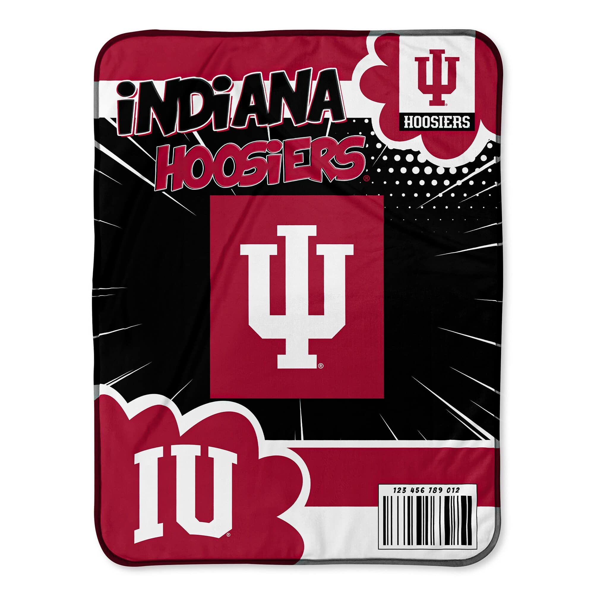 Chad & Jake - Indiana Hoosiers 30" x 40" Comic Theme Baby Blanket - Multicolor