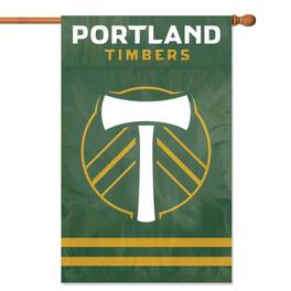 Party Animal - Portland Timbers Applique Banner Flag - Multicolor