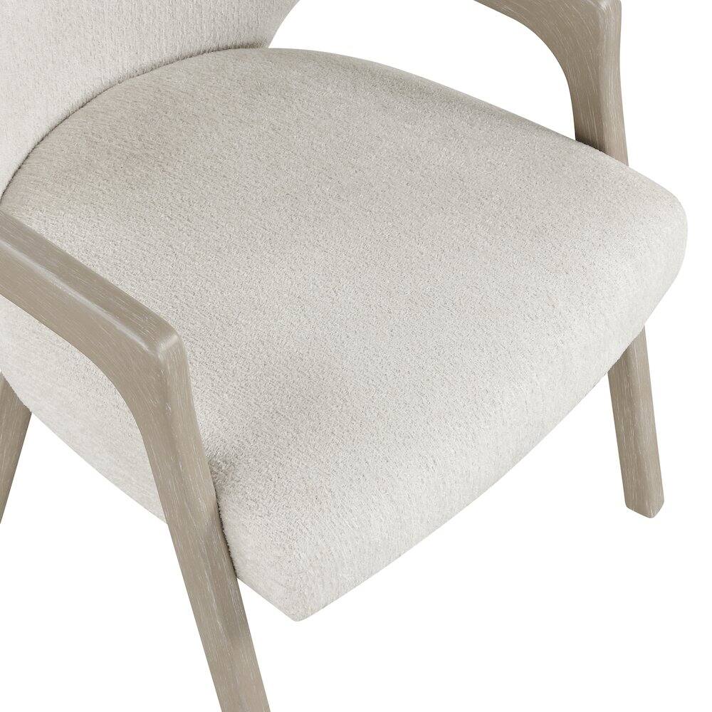 Alt View 3. New Classic Furniture - Gwendolyn Wood Dining Arm Chair in Taupe (Set of 2) - Taupe.