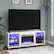 Left. Ameriwood Home - Lumina Fireplace TV Stand for TVs up to 70" - White.
