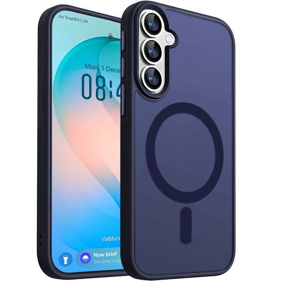 Entronix - [Magnetic] Case Compatible with Galaxy S26 Plus - Translucent Frosted Matte - Navy price history on PriceWatchPro
