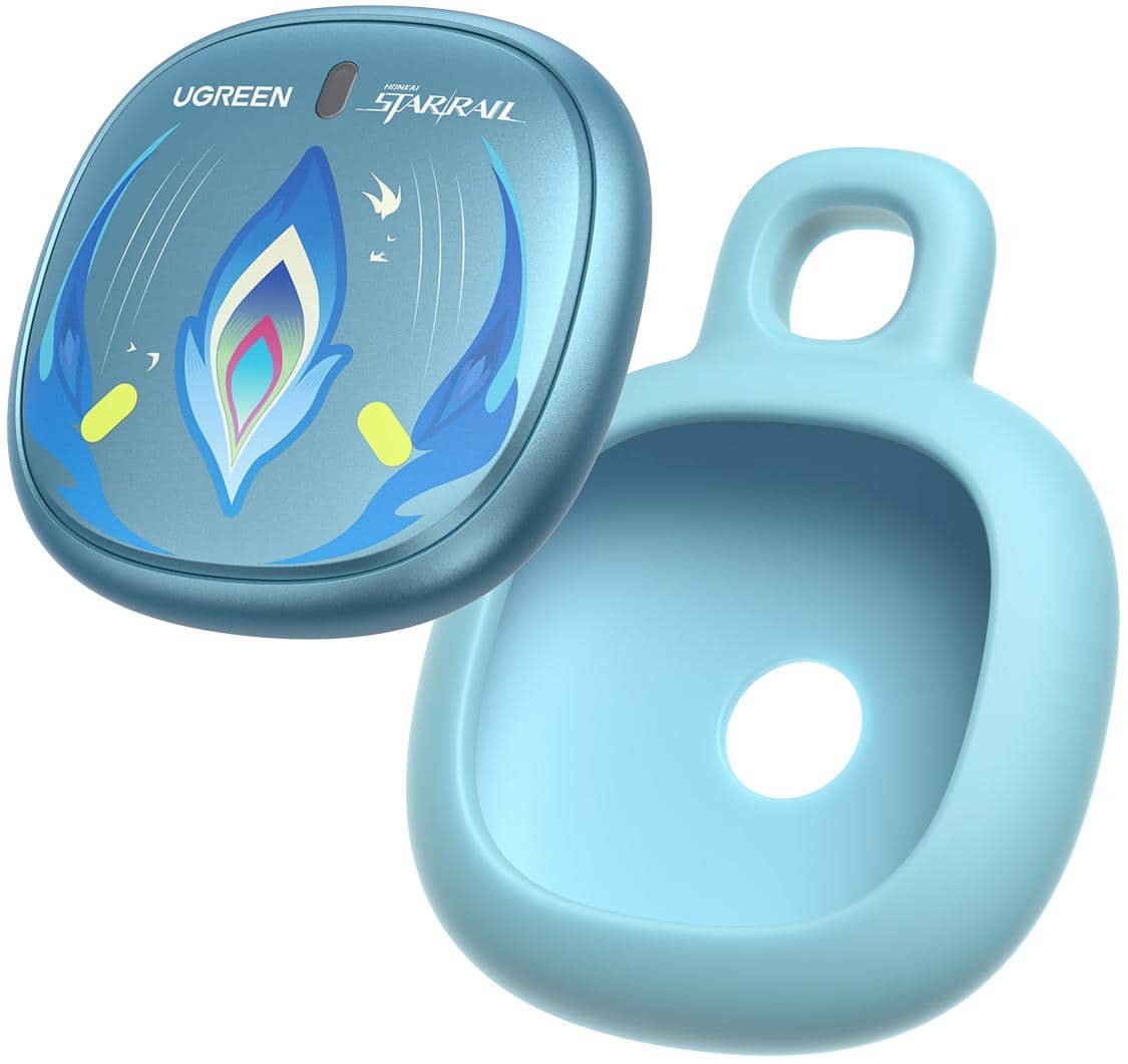 UGREEN - x Honkai Star Rail FineTrack Mini2 Tracker Tags, Bluetooth Item Finder (iOS Only) - Glacier Blue