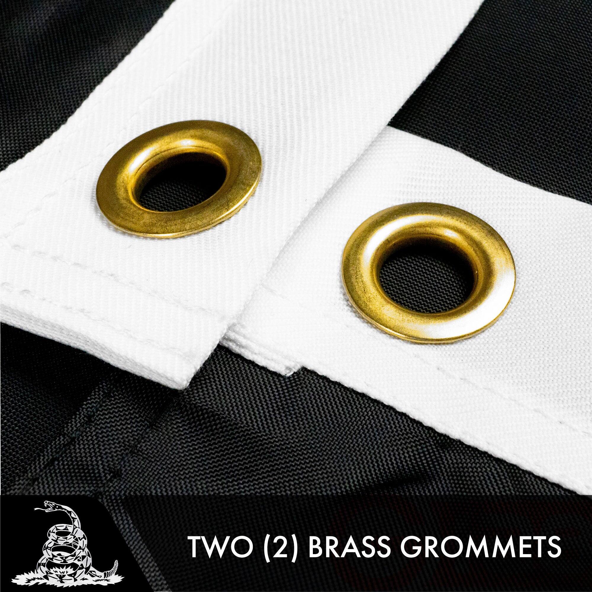 TWO (2) BRASS GROMMETS