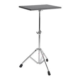 Gibraltar Hardware - Workstation Elliptical Leg Base 2-tier Stand with 15 x 18 Mounted Table, Adjustable and Portable