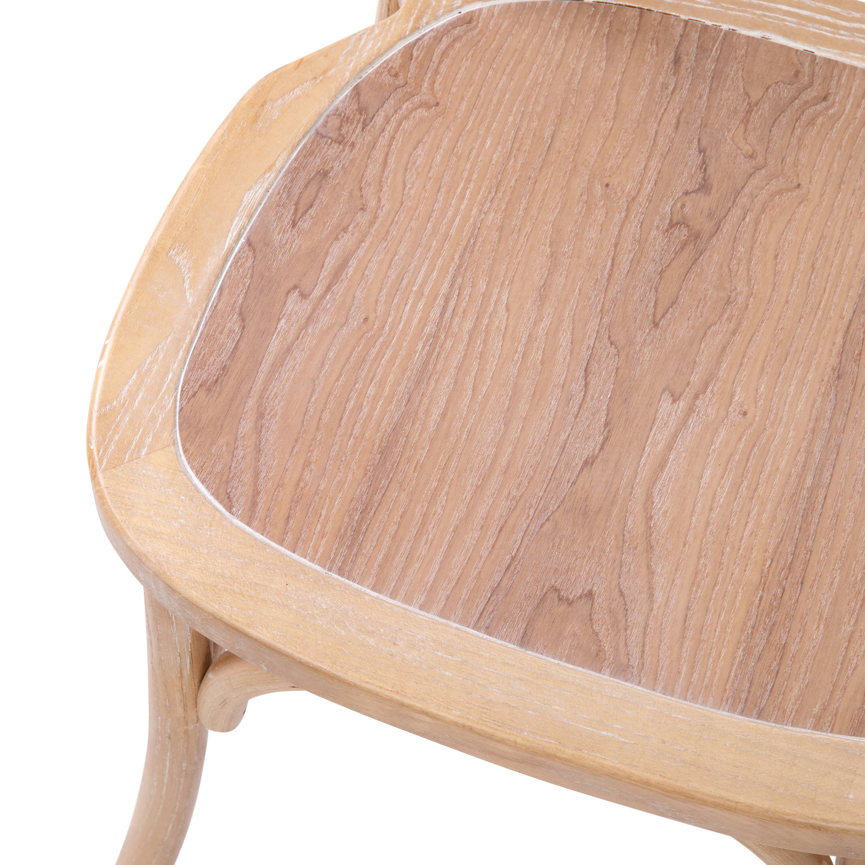 Alt View 10. Emma + Oliver - 2-pack X-Back Chair - Driftwood.